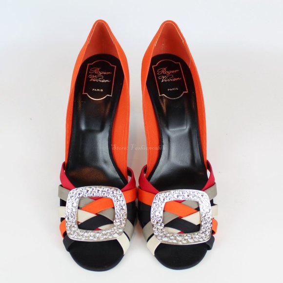 NEW Roger Vivier Crystal Buckle Heels - Weddings, Cocktail Parties, Dinners - Picture 5 of 16